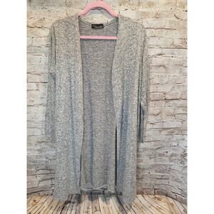 JM Fleurette Long Sleeve Long Jacket Cover Up